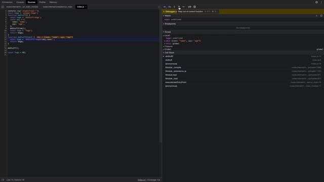 JavaScript のデバッグ方法 / How to debug JavaScript(includes Node.js) in Browser/VSCode смотреть онлайн