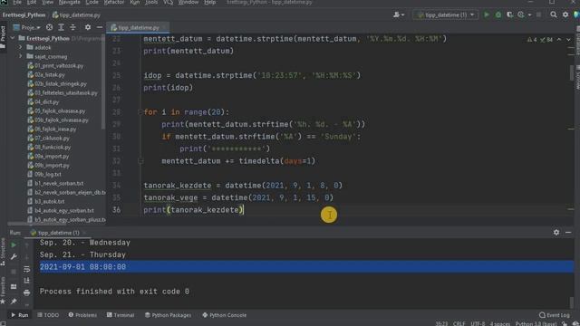 Python Érettségi - Tippek III., datetime, timedelta смотреть онлайн