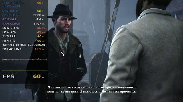Test The Sinking City Intel Pentium G5500 gtx1060 6gb ddr4 8g 3067Mhz смотреть онлайн