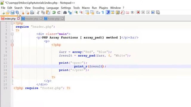 Working with Array in PHP [PART-17]: php array_pad() method смотреть онлайн