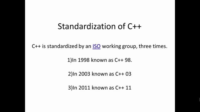 1.Introduction to C++ Programming Lanuage (History,Origin and Application) смотреть онлайн