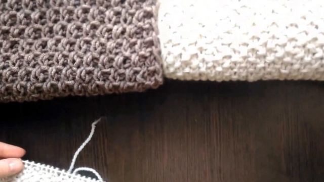 Жемчужный узор(Рис, Путанка). Как вязать мелкий и крупный жемчужный узор смотреть онлайн