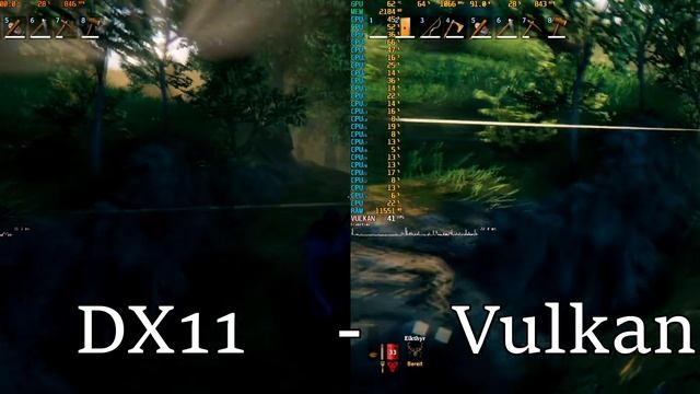 Valheim Win10 comparison DX11 vs Vulkan - Ryzen R9 3900x - Powercolor RX 6800 - (Ultra - 2560x1080) смотреть онлайн