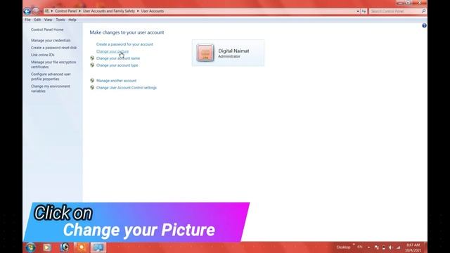 Class-23#How to Change Account Picture in Windows? # смотреть онлайн