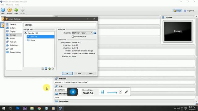 How to Install a Ubuntu in Oracle virtual box machine смотреть онлайн