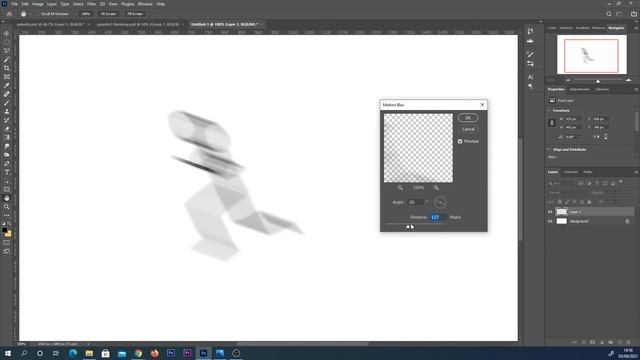 Motion Blur tool for beginners Photoshop digital painting tutorial смотреть онлайн