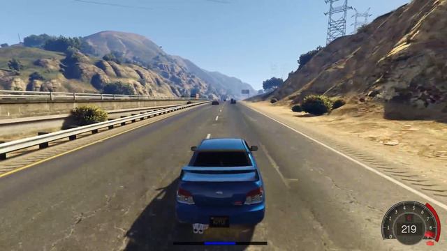 Subaru Impreza STi (2006) & Realistic Nitro Mod | GTA 5 PC Car Mods смотреть онлайн