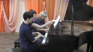 Н.Паганини  Кампанелла переложение для фортепиано в 6 рук Мишель Мариццио