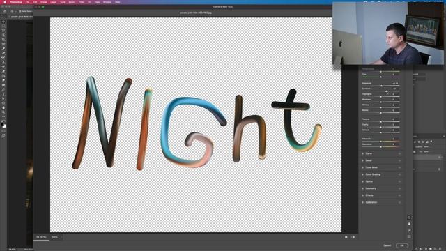 Typography 3D Text only with the Mixer Brush Tool - Photoshop Tutorial смотреть онлайн