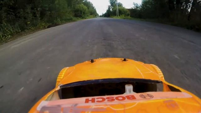 RC ДВС 1/10 оранжевая пушка на нитрометане смотреть онлайн