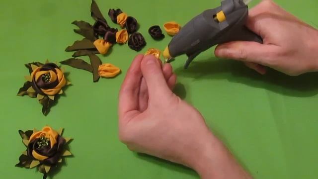Ободок с цветами из ткани своими руками мастер класс / Елена Шевченко смотреть онлайн
