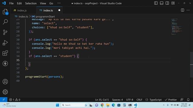 Oop Project Typescript | Console Interactive Project Typescript смотреть онлайн