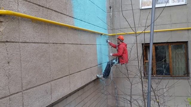 Покраска зданий и металлоконструкций качественно и в срок в г. Алматы смотреть онлайн