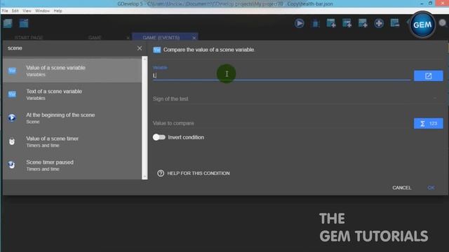 How to create player lives : GDevelop 5 смотреть онлайн