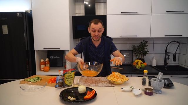 Капустный салат по корейски! Простой рецепт с морковью! смотреть онлайн
