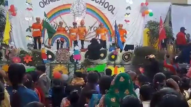 Malhari group dance from oracle public school смотреть онлайн