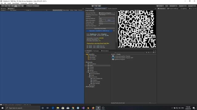Unity UI Series - How to add Fonts in TextMeshPro: Experimenting with Font Atlas Sizes смотреть онлайн
