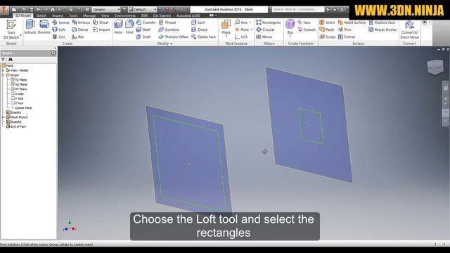 ✅ Autodesk Inventor – Loft Tutorial смотреть онлайн