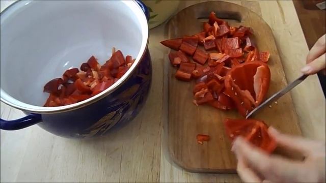 Лечо из болгарского перца на зиму смотреть онлайн