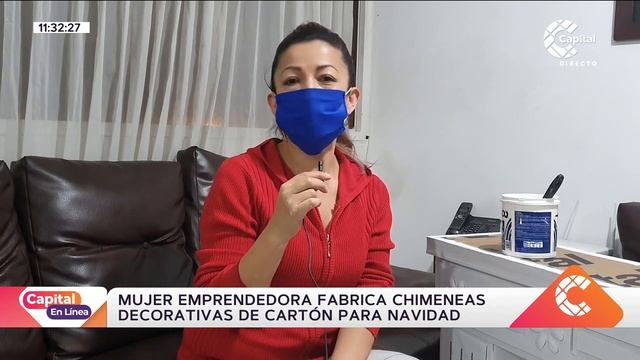 Emprendedora fabrica chimeneas decorativas para Navidad | Capital en Línea смотреть онлайн