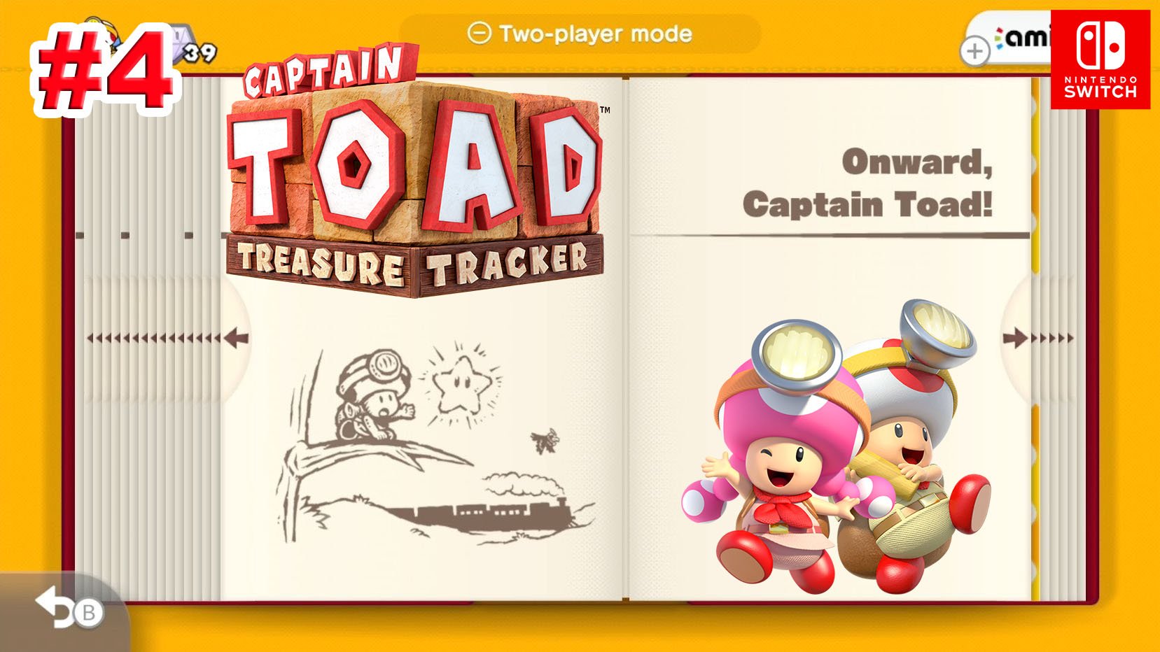 Captain Toad Treasure Tracker #4 Эпизод №1. Onward Captain Toad!