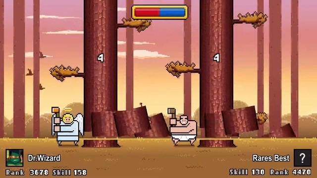 Учимся играть в Timberman #1 смотреть онлайн