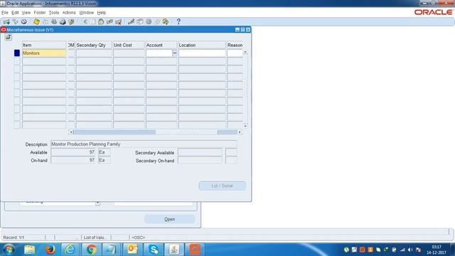 Account Alias Transactions in Oracle Inventory Applications смотреть онлайн