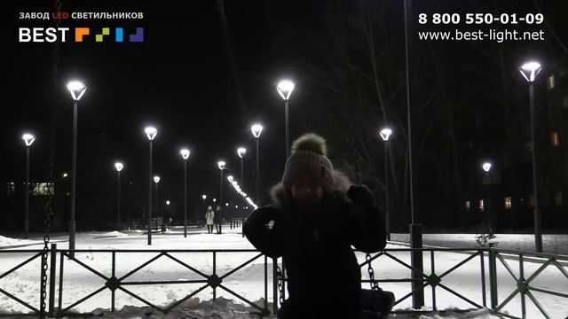 Освещение на Сталинградской аллее в городе Ангарске смотреть онлайн