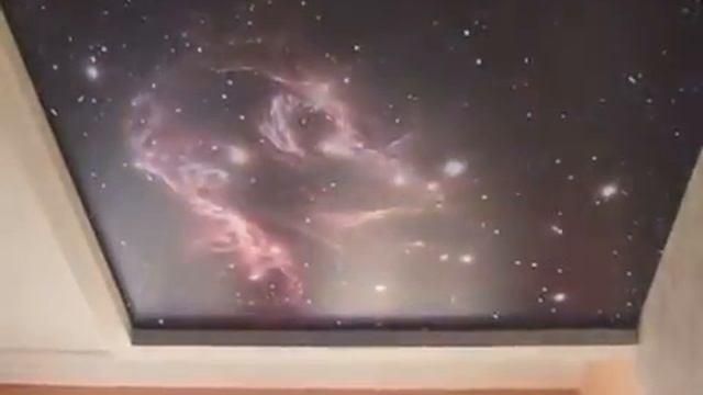 Натяжной потолок "Звёздное небо" смотреть онлайн