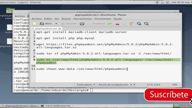 como instalar phpmyadmin /mysql/mariadb смотреть онлайн