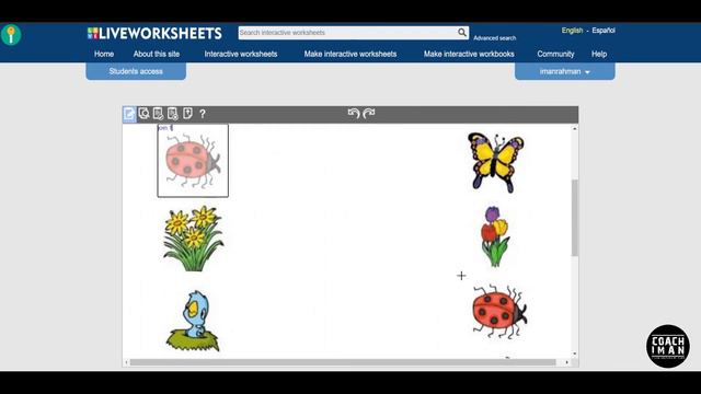 2 MINUTES TUTORIAL- LIVEWORKSHEETS MATCHING ACTIVITY Online Fun Learning Platforms to Attract Kids смотреть онлайн