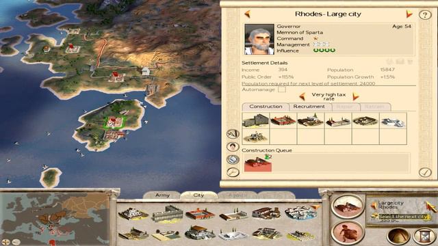 Rome Total War Sparta Mod Guide Turn 49 and 50 Spartan Cities Admin смотреть онлайн