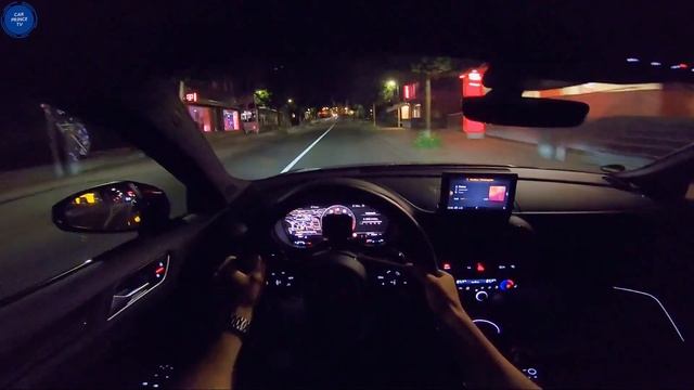 AUDI RS3 400 HP (2020) | POV TEST DRIVE Onboard at NIGHT смотреть онлайн