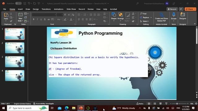 Python L67 in English, This video explains NumPy Lesson26,Non Tech People can understand well смотреть онлайн
