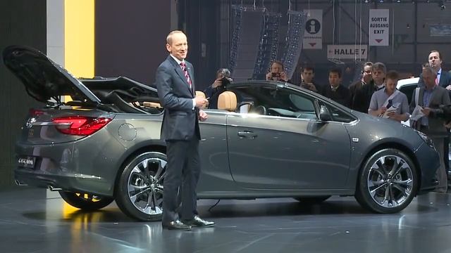 Opel Cascada 2013 Автосалон в Женеве смотреть онлайн
