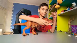 Огромный ТиРаНоЗаВр Рекс от Маттел. Обзор игрушки.