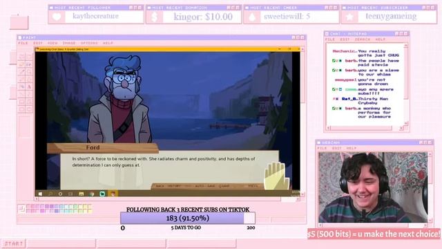 I FOUND A GRUNKLE STAN DATING SIM (swooning Over Stans Playthrough Part 1)