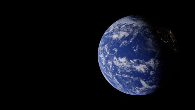 Free Earth 3D Rotating In 4K // 360 Degrees Loop Animation // Black Background Stock Alpha