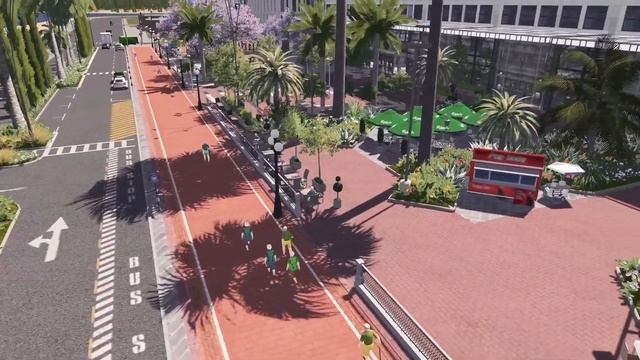 Boulevard de la Croisette, Cannes, France in Cities Skylines смотреть онлайн