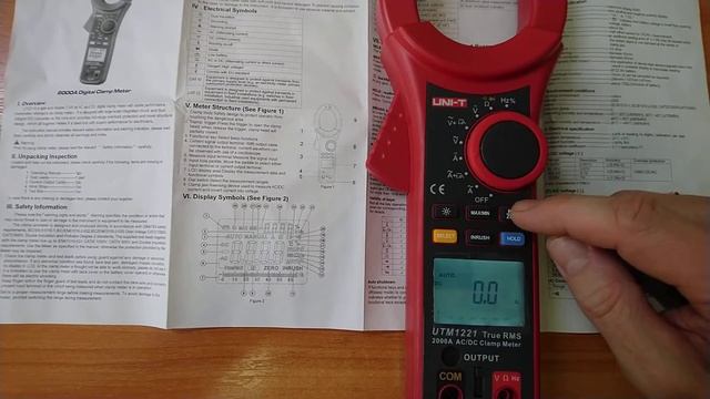 ⚡Струмовимірювальні кліщі UNI-T UTM 1221 750V/2000A! ⚡ смотреть онлайн