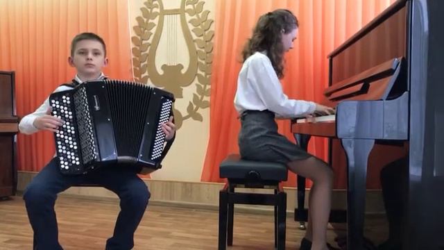Г. Хейд переложение Л. Кобылицкой «Чарльстон» исполняет Сухачев Даниил и Кривоносова Ангелина смотреть онлайн