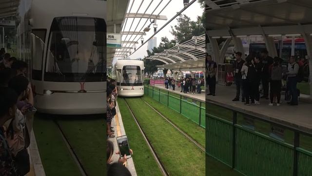 Трамвай в Гуанчжоу (Guangzhou) смотреть онлайн