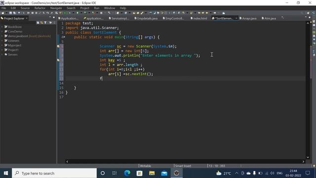 Linear search in java.Linear Data structure . смотреть онлайн
