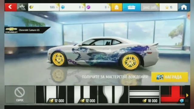 Обзор Chevrolet Camaro GS !!! В асфальт 8!?!? смотреть онлайн