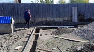 Опалубка для ленточного фундамента/Строительство гаража/ Фундамент для гаража #строительствогаража