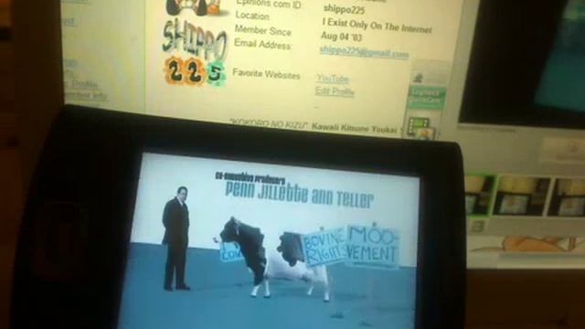 Penn & Teller Intro - TCPMP Media Player On PALM TX смотреть онлайн