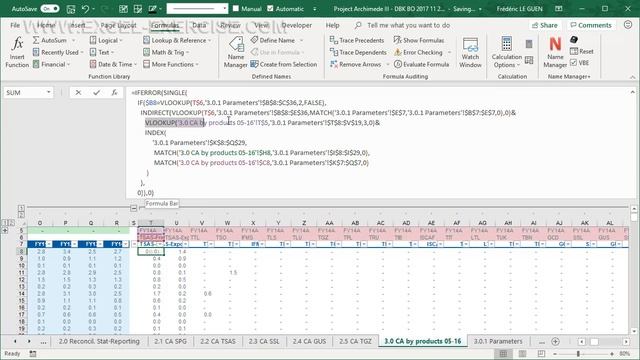 Excel tricks - Audit your formula with F9