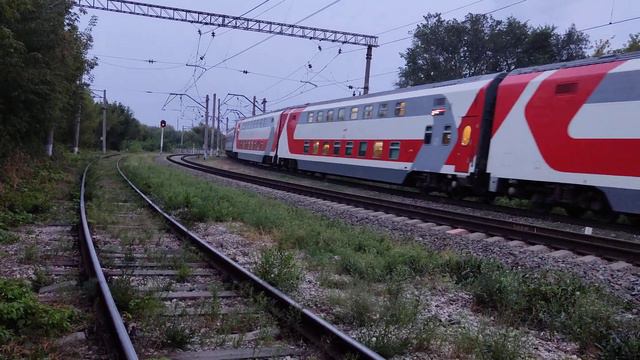 2ЭС6-847 С Скорым Поездом 65 Тольятти-Москва смотреть онлайн