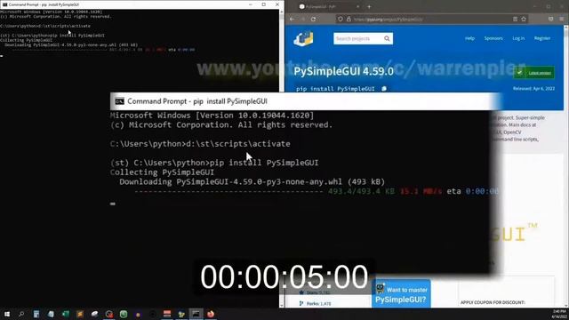 #簡易介面 #PySimpleGUI #安裝 #廣東話編程 #Python смотреть онлайн