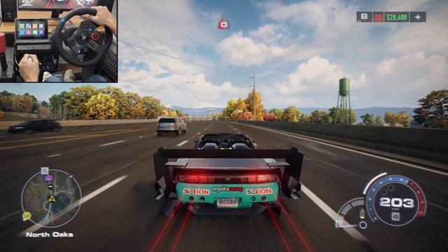 Need for Speed Unbound | Nissan Silvia S14 Legendary Customs Wide Body | Logitech g29 gameplay смотреть онлайн
